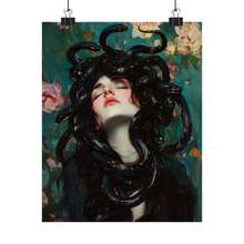 1pc Canvas Wall Art, Framed Wall Decor, Victorian Snake Head Art, Greek Mythology Wall Art, Gothic Home Decor, Snake Goddess Art Print, Eye-Catching Living Room Bedroom Decor, Unique Housewarming Gift, Snake Head Art Print, Home Decor, Room Decor Aesthetic, Dorm Decor, Bedroom Decor, Living Room Decor, Bathroom Decor, Kitchen Decor, Dining Room Decor, Apartment Decor, Housewarming Gift, Office Decor, Holiday Decor - A - View 5