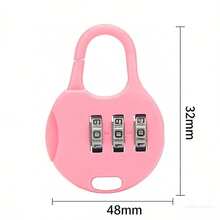 2pcs Heavy-Duty Mini Locks Suitable For Luggage, Lockers, Suitcases & Drawers - Combination & Key Entry With Combination Knobs & Key Locks, Compact Portable Padlocks For Travel, Backpacks, Boxes, Boxes, Laptop Bags (Multiple Colors) - Multicolor - View 9