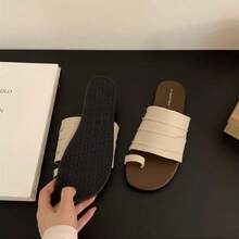 Women Slides - Beige - View 10