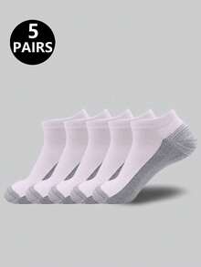 1/5/10/20 Pairs Unisex Casual & Sports Socks, Suitable For Daily, Home, And Outdoor Wear - Multicolor - View 25