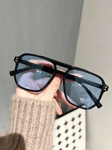 1 par de gafas de playa de moda unisex, adecuadas para todas las estaciones, viajes al aire libre y vacaciones en la playa - Multicolor - Ver 17