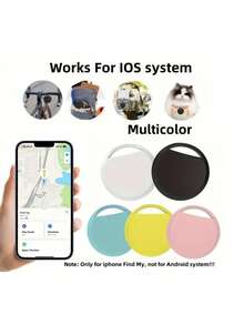 1 pieza Rastreador inteligente GPS anti-pérdida - Certificado MFi, seguimiento en tiempo real, sin instalación requerida, apto para mascotas, bolsos, equipaje, bicicletas, automóviles, compatible con la aplicación "Buscar" de iOS, anti-pérdida sin preocupaciones (solo iOS) - Multicolor - Ver 2