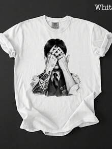 Camiseta Gráfica de la Gira de Jungkook Arirang: ®   Shirt,blusas para mujer,blusas elegantes dama - Blanco - Ver 6