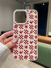 3pcs Summer Beach-Themed Phone Case Set: Ocean Turtle & Starfish, Palm Tree Graphic, Red Plaid Seashell & Lobster Print, Shockproof Full Coverage Phone Covers Compatible With IPhone 11/17/17 Pro/17 Pro Max, Galaxy S25 Ultra. Suitable For Mother's Day, Valentine's Day, Birthday, Easter, Spring/Summer Seasons, Back To School Gifts, Daily Use. - Multicolor - View 8