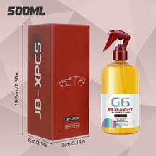 JB-XPCS Bình xịt vệ sinh nội thất ô tô, dung dịch làm sạch ghế xe và bảng điều khiển dạng bọt trung tính, dùng cho trần xe, 100/250/500ml, phụ kiện ô tô - G6 - Xem 11