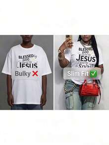 Camiseta de manga corta casual estilo americano para mujer, con estampado de Jesús y temática religiosa, versátil y cómoda, no se decolora, se adapta a todo tipo de cuerpo, adecuada para uso diario y deportivo, opción de regalo perfecta. - Blanco - Ver 3