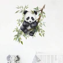 1 pieza Pegatina decorativa con estampado animal, pegatina para decoración del hogar, vinilo adhesivo moderno con diseño floral, apto para decoración de dormitorio, sala de estar, entrada y porche - 1PC - Ver 1
