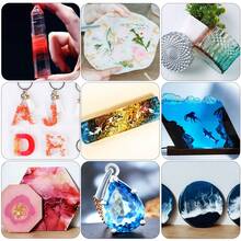 500ml/1000ml Professional AB Epoxy Resin Kit, 1:1 Ratio, Transparent Crystal Clear, Suitable For Art Casting, Jewelry Coating, Coasters, DIY Crafts - A - View 8