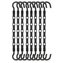 Bộ 10 móc treo quần áo 5 lỗ sáng tạo, giá phơi đồ xoay tiết kiệm không gian - dụng cụ sắp xếp tủ quần áo, giải pháp tổ chức tủ đồ đột phá, phù hợp với quần áo cồng kềnh, móc treo đa chức năng chắc chắn chất lượng cao, vừa vặn hoàn hảo với tủ quần áo. - Nhiều màu - Xem 2
