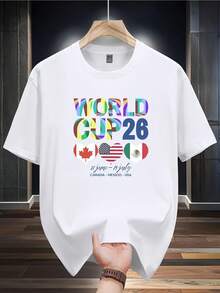 Camiseta Casual de Manga Corta para Hombre7 - Negro - Ver 1