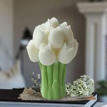 3件套3D郁金香花束蜡烛硅胶模具 - A+B+C - 查看 5