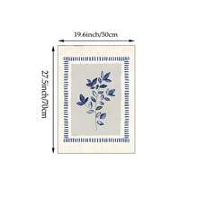 1/3pcs Navy Blue Botanical Wall Art Modern Indigo Leaf Floral Print Canvas Abstract Bohemian Style Plant Poster Living Room Bedroom Bathroom Home Decor Women Gift Unframed - Pattern - View 15