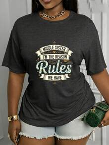 Suaves, transpirables y ligeras para comodidad durante todo el día. Ofrecemos camisetas de manga corta con cuello redondo estampadas, ropa casual de primavera y verano, blusas modernas lavables a máquina, regalos para las fiestas, camisetas para mujer, camisetas básicas casuales, ropa de mujer a la moda y artículos de moda versátiles. Cuello redondo clásico con un corte relajado que favorece todas las formas del cuerpo y es fácil de combinar con jeans, shorts y leggings. - Negro - Ver 8