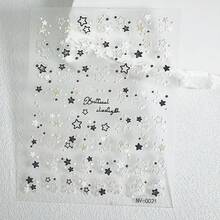 Película protectora de lente con elementos minimalistas de estrella 17 Series, película protectora de lente de cámara con láser de estrella de dopamina colorido para decoración diaria DIY, película protectora de cámara, regalo del Día de la Madre - Multicolor - Ver 14