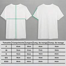 1 pieza Camisa Estampada para Mujer Simple Joy Tradicional Regreso a Clases Comodidad y Estilo Camisa Praiana 180g 100% Algodón - Blanco - Ver 4