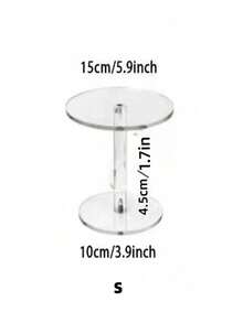 1/3 chiếc đế bánh tròn trong suốt bằng acrylic, thích hợp cho bàn tráng miệng, đám cưới, sự kiện, tiệc sinh nhật, bánh ngọt, kẹo. - Trong sáng - Xem 9
