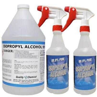 Quality Chemical - Premium - 99.9 Isopropyl Alcohol (IPA) - Made In USA - (1) 128 Fl Oz Bottle - Concentrated Isopropyl Alcohol (Combo)