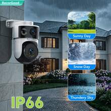 RecorGood 1pc Owl-Shaped Security Camera, Clear Night Vision, 355° Horizontal Rotation & 90° Vertical Rotation, Two-Way Audio, Motion Tracking, Suitable For Home & Outdoor Monitoring, Supports SD Card/Cloud Storage (Max 128GB) - Black and White - View 9