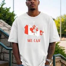Camiseta de Canadá para la Copa Mundial 2026, Camiseta de la Copa Mundial "We Can", Copa Mundial de Canadá 2026, Sudadera para Fanáticos del Fútbol, Mercancía de la Copa Mundial de Canadá 2026 - Negro - Ver 6