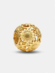 1 Piece Of Full Diamond Clover Bead, Suitable For DIY Jewelry Making, Such As Bracelets, Necklaces, Etc. It Is The Perfect Gift For Women And Girls - Beads - View 16