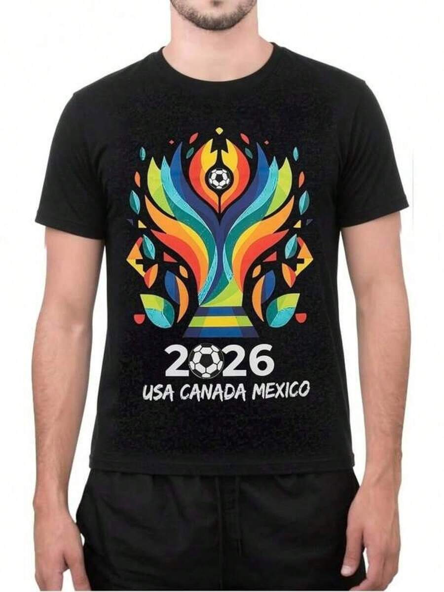 Estética académicaEstética académicaWorld Cup 2026 Shirt Men USA Canada Mexico Soccer Fan Tee Graphic Shirt Casual,Retro Y2K,Camisetas de apoyo al Mundial,Dulce niña,Camisa de manga corta para hombre,Camiseta de mujer de algodón,Camisetas con estampados de dibujos animados tremendamente populares,camisetas infantiles,Retro Y2K,Camisetas de apoyo al Mundial,Dulce niña,Camisa de manga corta para hombre,Camiseta de mujer de algodón,Camisetas con estampados de dibujos animados tremendamente populares,camisetas infantiles - Negro - Ver 1