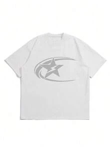 Casual Short-Sleeve T-Shirt For Men | High-Quality Fabric | Unique Graphic | Ideal Summer Option. - White - View 6