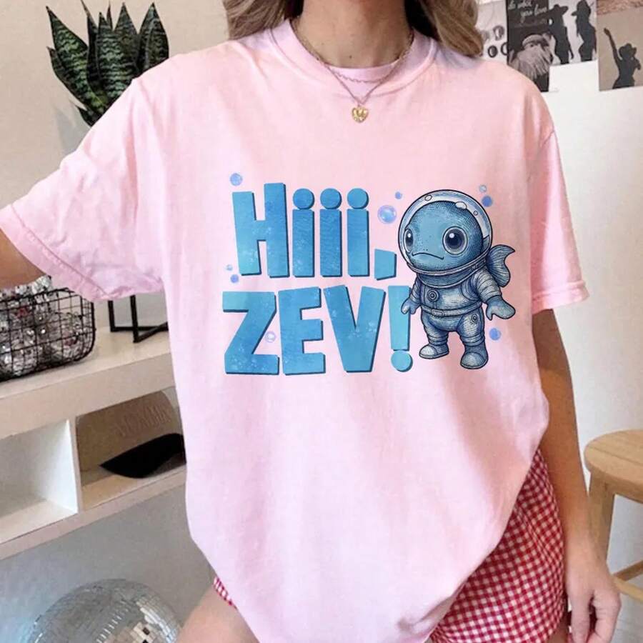 Sudadera Dungeon Crawler Carl Hi Zev, Camiseta Hi Zev Princess Donut, Camiseta con Gráficos de Libros de RPG - Rosa - Ver 1