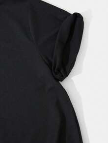 Camisetas de Mujer con Estampado de Cabeza de Perro, Primavera Verano, Casuales, Holgadas, Cuello Redondo, Manga Corta |   Diseño exquisito |   Suelto y cómodo |   Fácil de combinar | - Negro - Ver 3