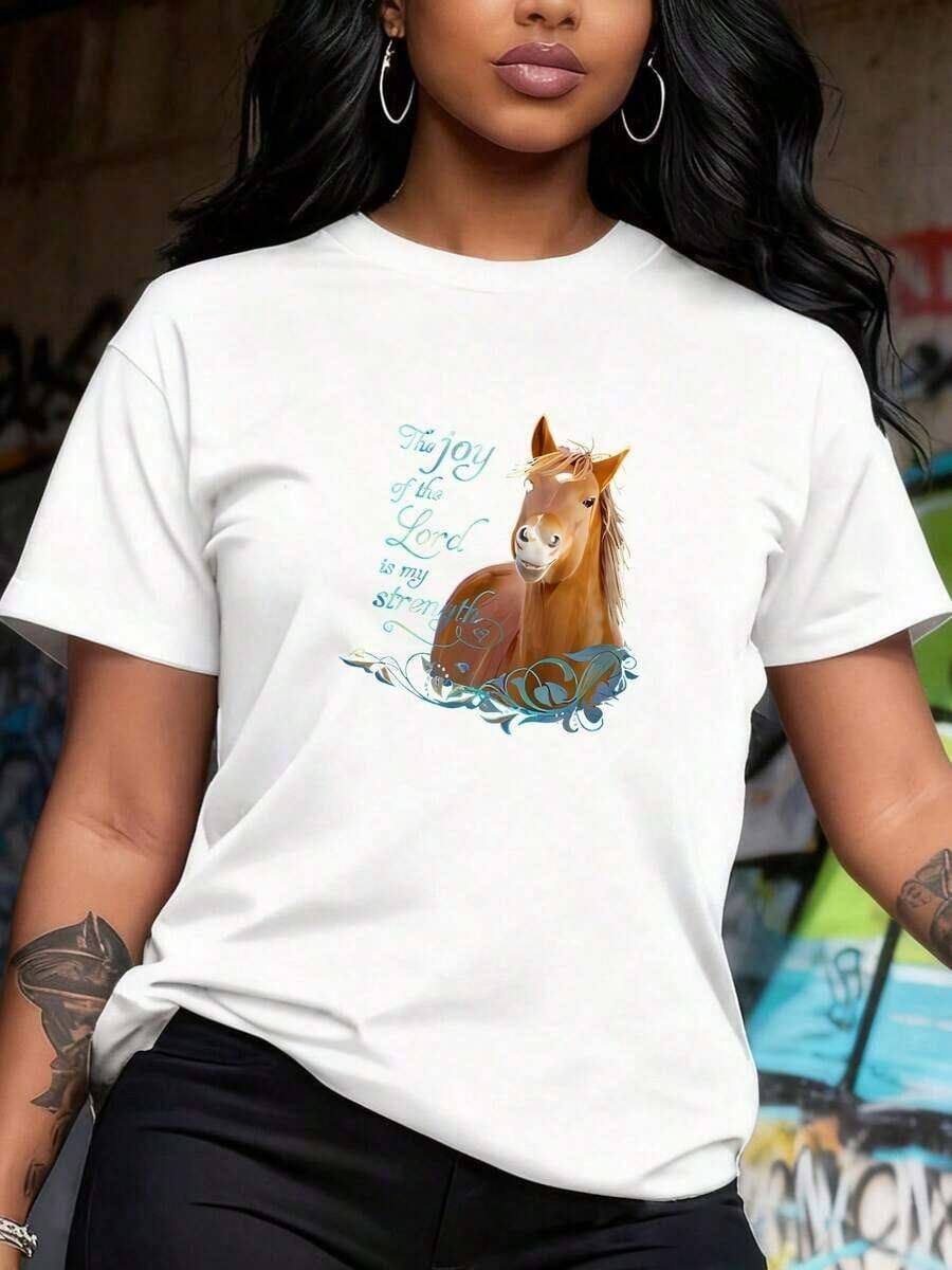 1 pieza Camiseta con diseño gráfico provocador de la señal de la mano para hacer el amor, 180g, 100% algodón - Blanco 3 - Ver 1