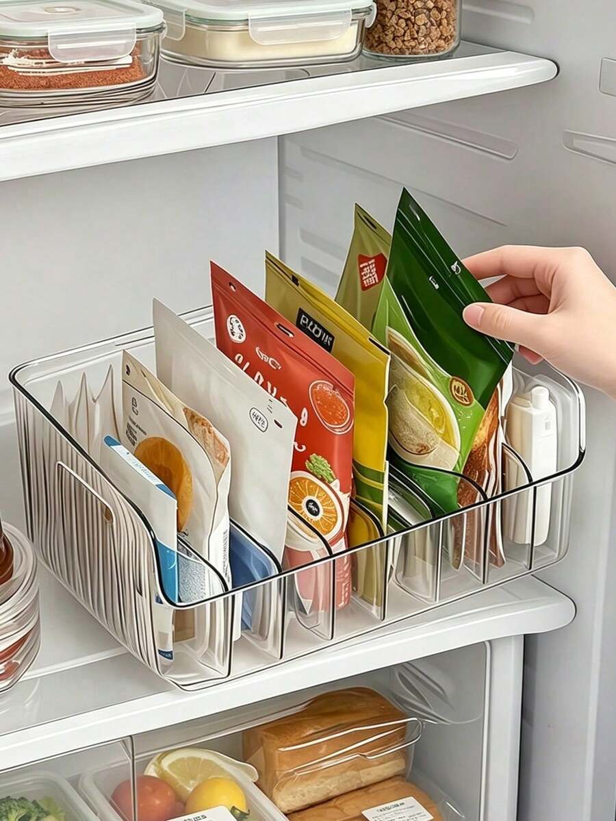 省空間調味料收納盒 個別分格設計 透明廚房收納盒 適合現代家居裝飾與高效烹飪 多功能食品儲存容器 廚房必需品 廚房收納整理盒 - 彩色 - 查看 1