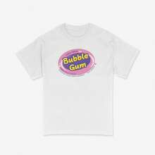 Camiseta con estampado de chicle - Blanco - Ver 1
