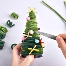 Set Of Rotating Rod Pieces, DIY Materials, Children's Toys, Plush Rods, Rotating Rods, Chenille Flower Stems, Creative Strips, Handmade Educational Materials. - Camel - View 5