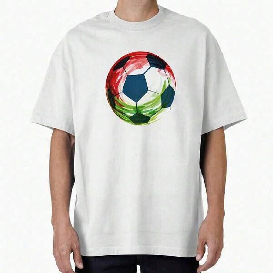 Camiseta extragrande con diseño de fútbol mexicanoEsta camiseta de algodón de 220 gramos es la combinación perfecta de comodidad y moda para cualquier aficionado al fútbol. Esta camiseta, especialmente diseñada para hombres y mujeres, utiliza tejidos suaves y transpirables para crear un ajuste fascinante y es ideal para días de competición o ropa casual. Hecho de algodón de alta calidad, duradero y suave al tacto. Ya sea que apoyes a tu equipo favorito, participes en un partido de ocio o disfrutes de un día relajado, esta camiseta multifuncional es el último complemento de tu armario. - Negro - Ver 1
