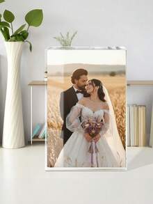Marco de fotos acrílico personalizado, Marco de fotos, Regalo personalizado, Bloque de fotos acrílico, Decoración personalizada de fotos acrílicas, Recuerdo de boda. - Multicolor - Ver 5