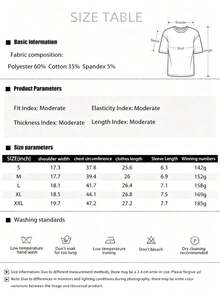 Women's Graphic Tee With "If You're In A Bad Mood, Please Go Back To The Beach" Print, Double-Sided, Casual Summer Style, Plus Size. | Summerwear | Vacation Wear, 100% Cotton - 杏色 9 - 查看 5