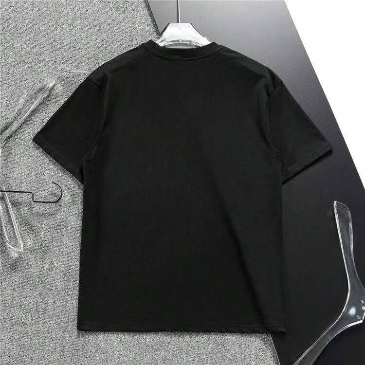 Fashion Item: 3-Piece T-Shirt Set, Suitable For Streetwear, Oversized Round Neck Top For Daily Outings, Camping, Concerts, Hip-Hop, Rock, And Rap Events, Casual Short-Sleeved T-Shirt For Women With The Print "My Grandma Loves Me To The Moon And Back", Short-Sleeved Round Neck T-Shirt For Women, Breathable Pure Cotton Casual Sports Top, Holiday Gift, Spring T-Shirt With Butterfly Design For Easter. - 黑色 - 查看 3