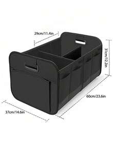 [Delivery Within 2-7 Days In The United States] Space-Saving Multipurpose Car Trunk Organizer With Mesh Pockets And Sturdy Carrying Handles Durable Expandable Auto Cargo Storage Caddy For Active Individuals And Commuting Adults Flexible High-Capacity SUV Boot Storage Bag For Organizing Vehicle Cleaning Supplies Tools And Outdoor Gear Comprehensive Auto Tidy Storage Box Car Interior Accessories And Trunk Organizers Container - Multicolor - View 13