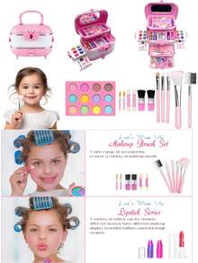 Makeup Case Pretend Play Toy Set, Various Portable Makeup Box Styles Ideal For Gift Giving - Shape - View 7