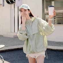 Women Lightweight Jackets - Light Yellow - View 2