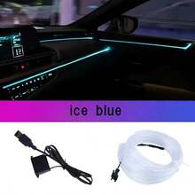 1 Piece LED Car Interior Ambient Light, 3M/5M Optional Length, USB Powered Car Interior Modification Light, EL Cold Light Wire, Suitable For Car Dashboard, Car Door And Center Console, USB Powered, Fluorescent Dance Prop - 3 Meters - View 14