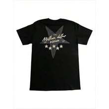 High-End Utopia T-Shirt For Men - Black - View 2