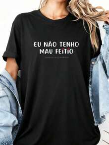 Sono Una Nonna Che Spacca Camiseta Casual de Manga Corta con Cuello Redondo y Estampado de Letras para Mujer, Primavera Verano, Estilo Diario, Salidas Diarias, Regalo de Vacaciones, playeras de mujer - Negro 2 - Ver 2
