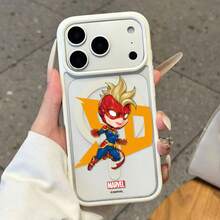 Phone Case - Marvel Avengers Magsafe Magnetic Charging Suitable For Apple 16Plus/17Promax/Air/16Promax/15Plus/ 17Pro/14/13/17/15Pro/12Pro Creative Pattern Printed Protective Cover - White - View 12