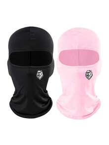 1/2/3 piezas Pasamontañas unisex de unicolor y estampado, adecuado para salidas diarias y actividades al aire libre - multicolor - Ver 6