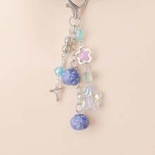 1 pieza Llavero creativo con forma de fruta de arándano azul, regalo lindo para niñas, accesorio colgante para mochila - Multicolor - Ver 4