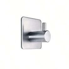 Adhesive Hooks,Stainless Steel Square Adhe Heavy-Duty Waterproof Stainless Steel Self-Adhesive Hooks, Shower Wall Hooks, Bathroom Kitchen Towel Adhesive Hooks. Heavy-Duty Wall Hooks, Waterproof Stainless Steel Hooks, For Hanging Coats, Hats, Towels, - Silver - View 13