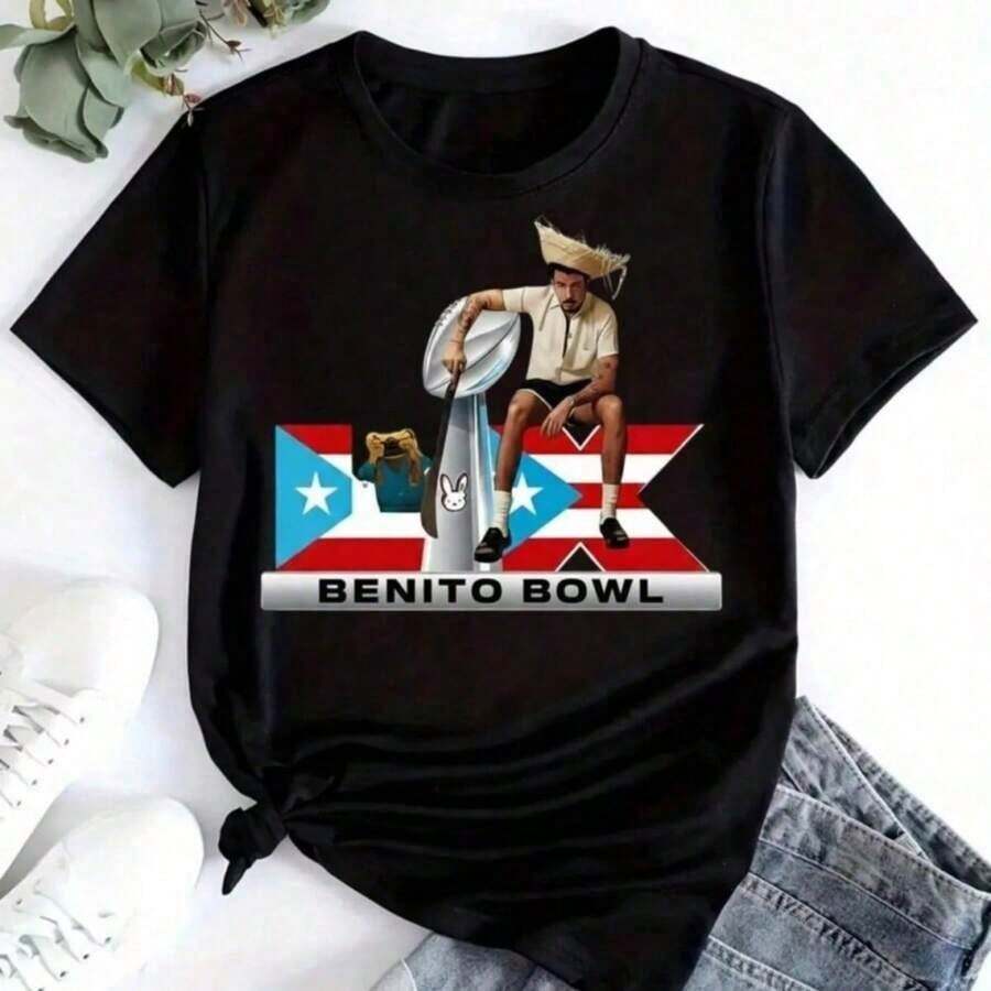 Camiseta de Manga Corta con Estampado de Anime, Estilo Retro, Cuello Redondo de Algodón, Top Casual Holgado Unisex, Camiseta Deportiva |   Diseño exquisito |   Suelto y cómodo |   Fácil de combinar | - Negro 7 - Ver 1