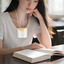 New Waist Clip Fan, Outdoor Waist Clip Small Fan, Multi-Functional USB Rechargeable Handheld Fan, Desktop Mini Small Fan - A - View 6