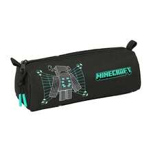 Safta | Minecraft Activities Pencil Case Unisex Kids, 3 Compartments With Zipper And Elastic Band To Attach To Notebook Or Folder, Official License, Back To School, One Size - Portatodo (2) - View 2
