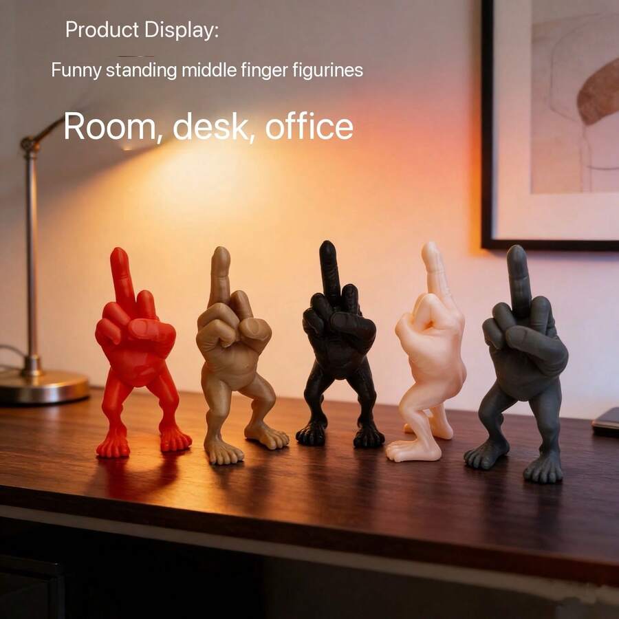 Funny Desk Decor, Gag Gift For Friends And Coworkers, Creative Prank Ornament - Multicolor - View 1